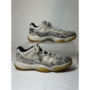 Jordan 11 Retro Low Snake Light Bone  Size 8.5 CD6846-002 Sneakers‎ Jumpman